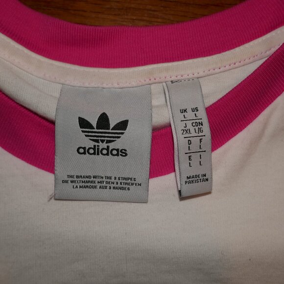 2 Mens Large Adidas SUPER SOFT Logo Faux Fur Firebird Jacket Coat & T Shirt - Picture 4 of 9